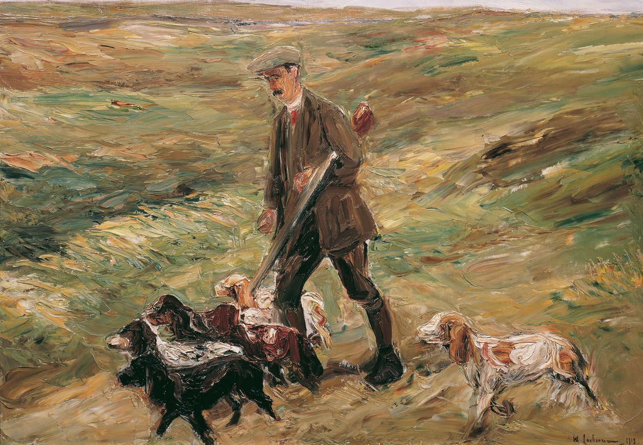 Jäger in den Dünen von Max Liebermann