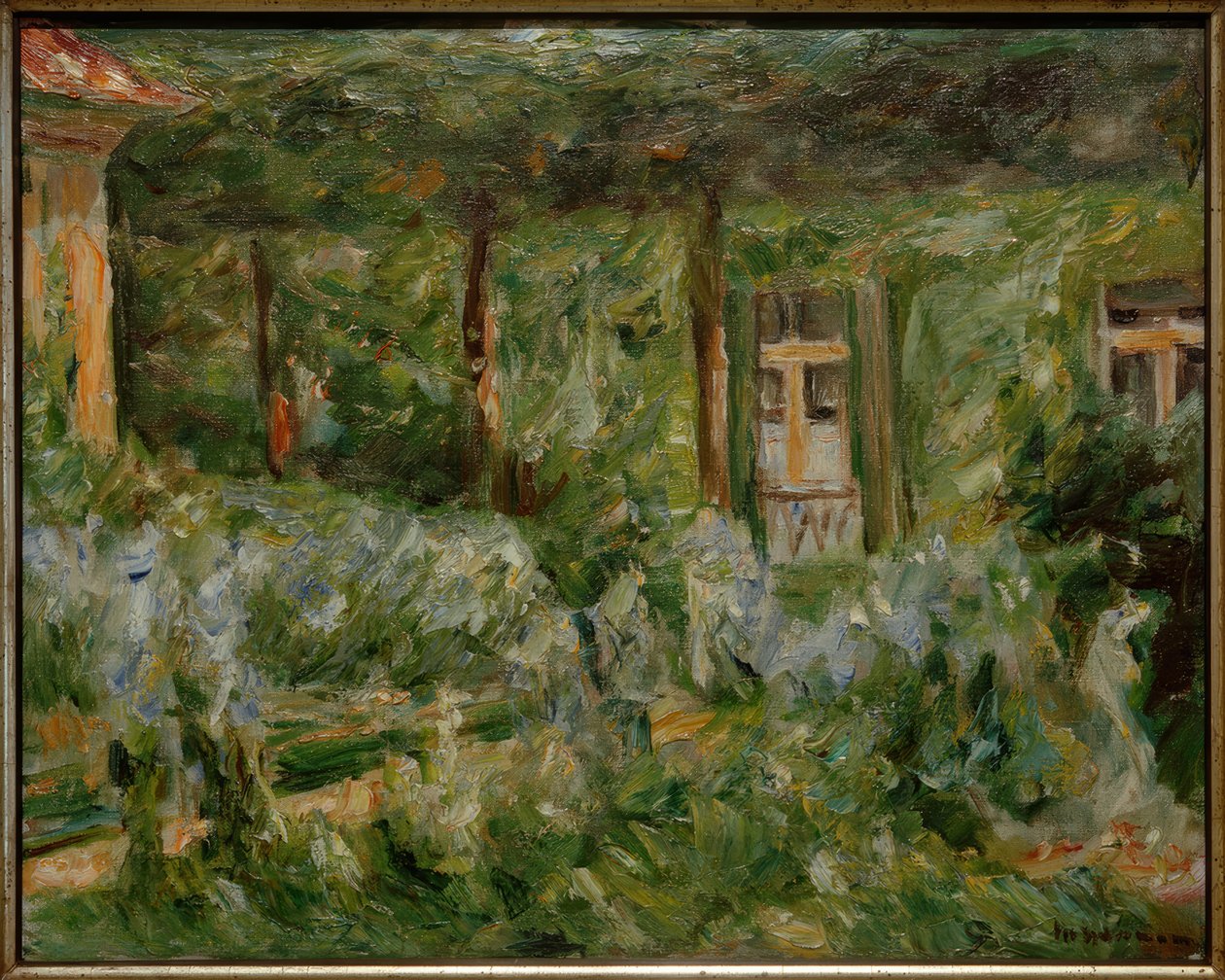 Max Liebermann, Gartenhaus nach Osten (?) von Max Liebermann