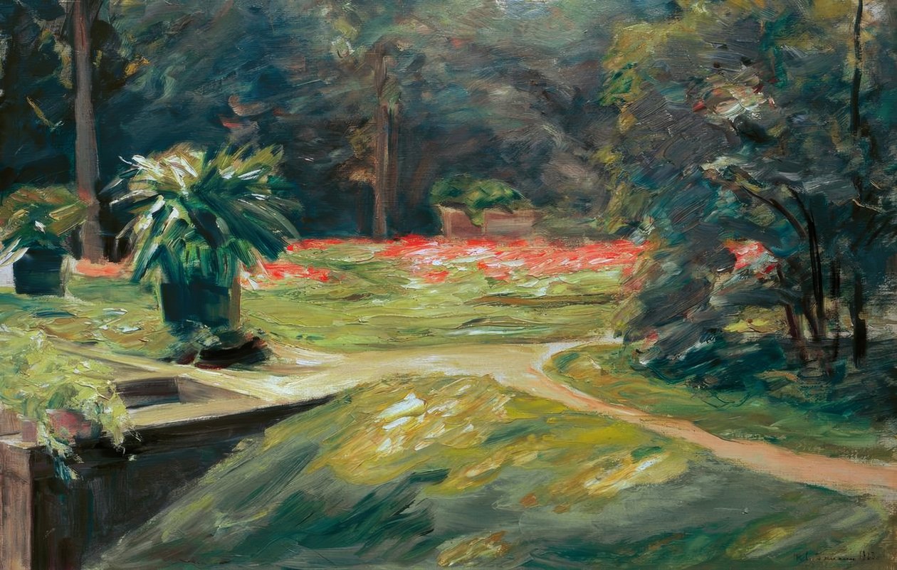 M. Liebermann, Wannseegarten Blumenterrasse von Max Liebermann
