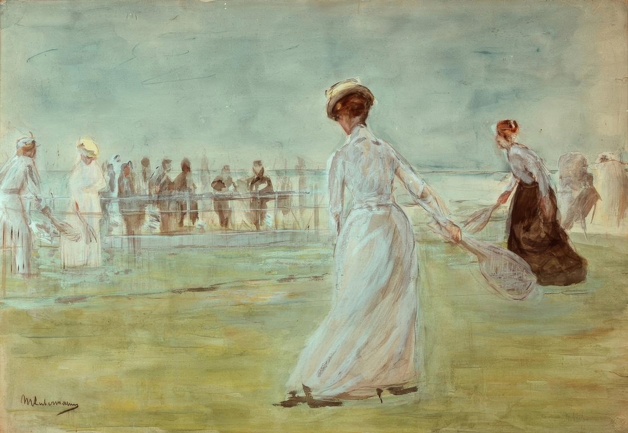 Tennisspieler von Max Liebermann