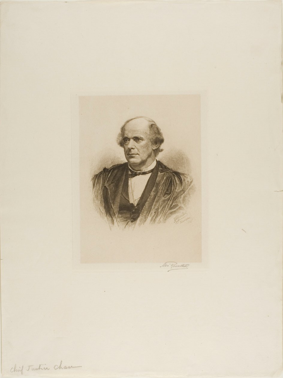 Porträt von Oberster Richter Chase von Max Rosenthal