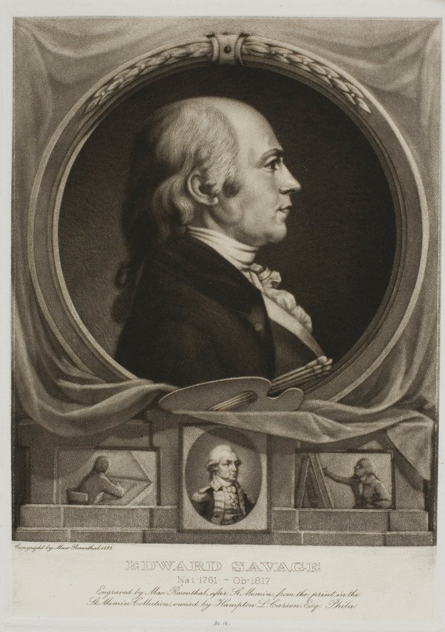 Porträt von Edward Savage von Max Rosenthal