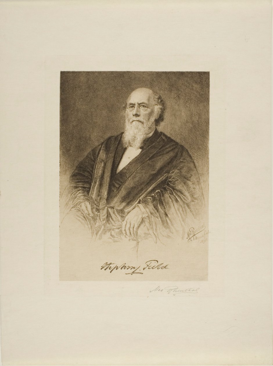 Porträt von Richter Stephen Field von Max Rosenthal