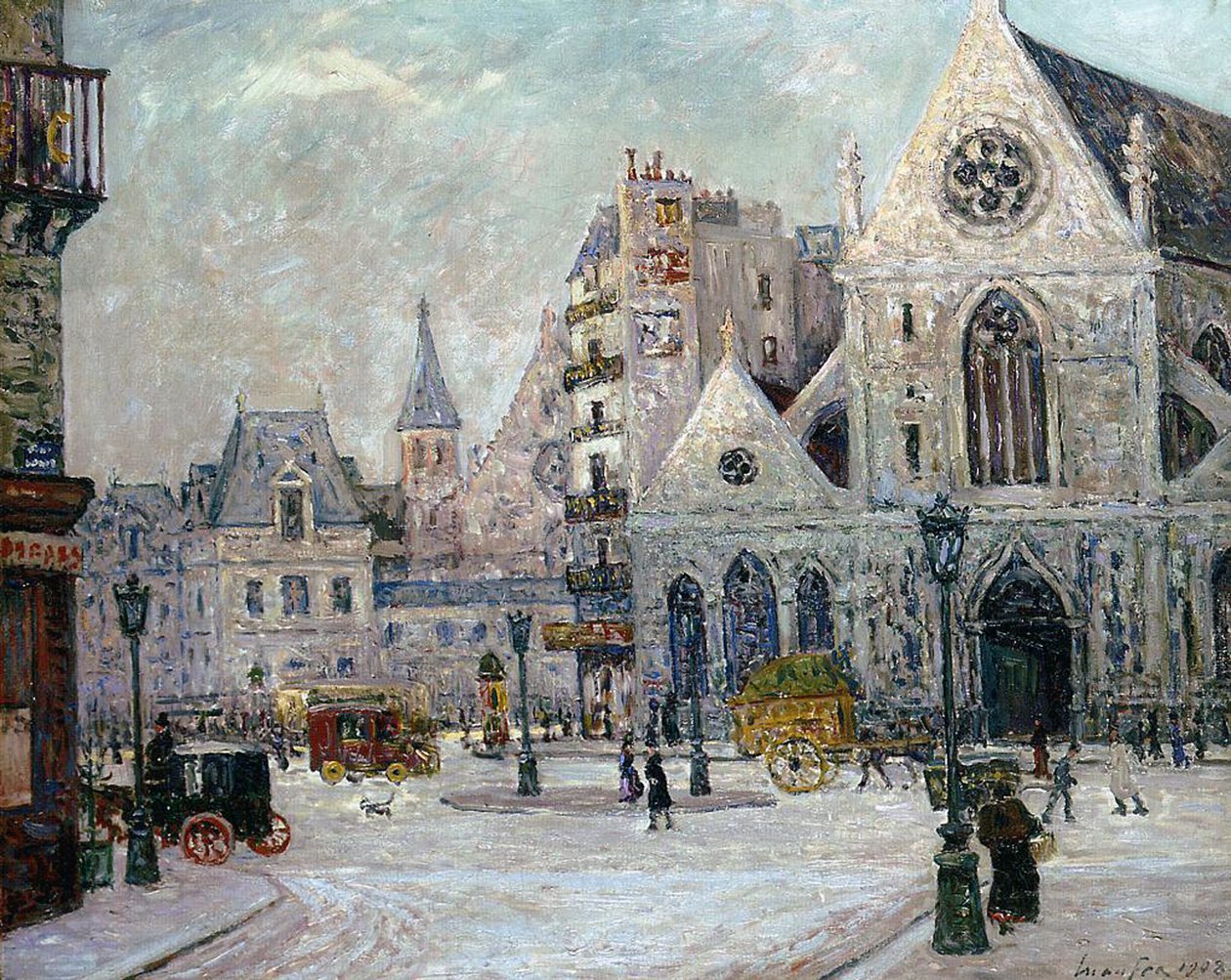 Die Kirche St. Nicolas-des-Champs, rue St. Martin, Paris, 1908 von Maxime Emile Louis Maufra