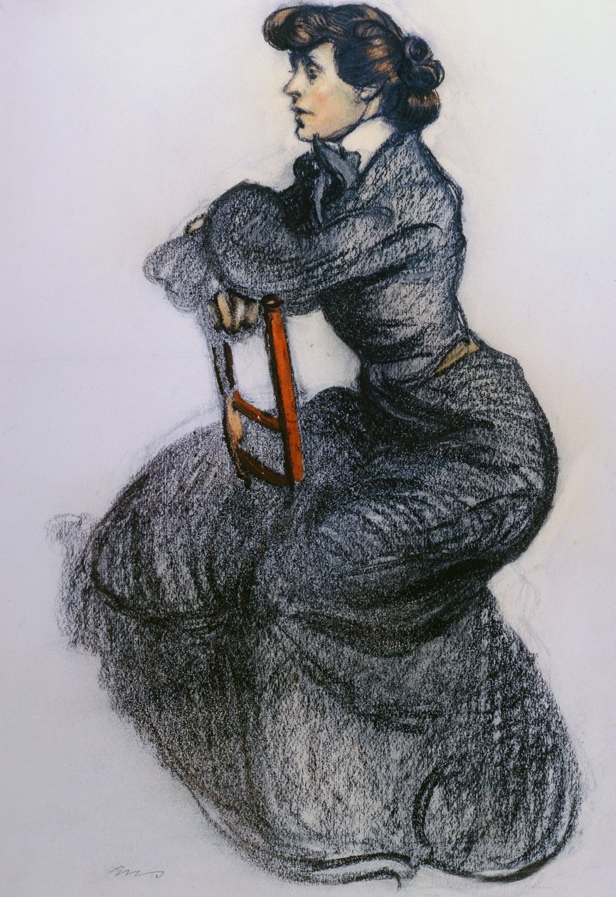 Colette, ca. 1906-7 von Maxime Pierre Jules Dethomas