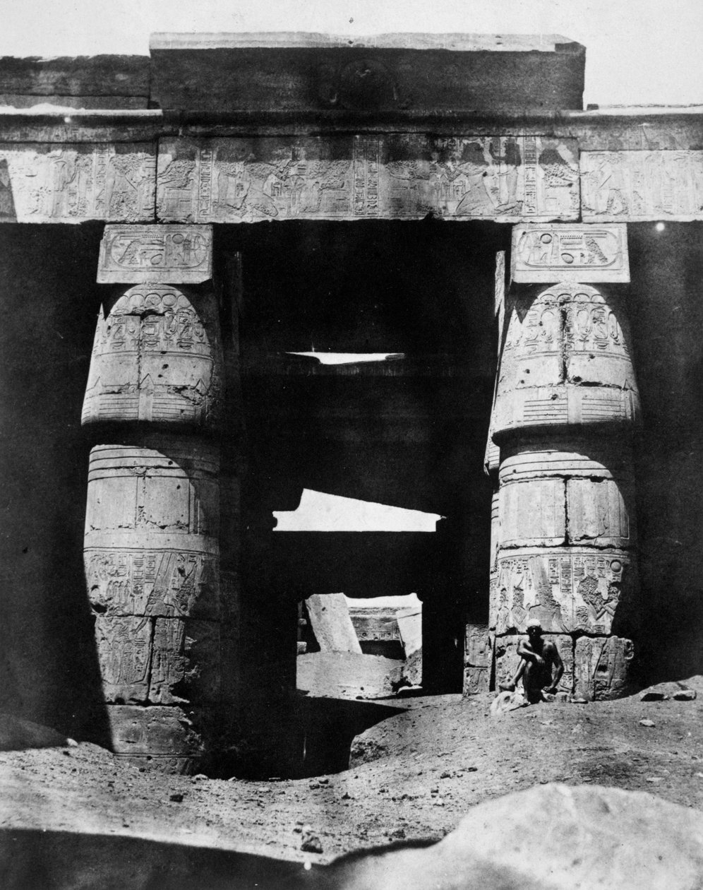 Tempelruinen, Ägypten, 1852 von Maxime Du Camp