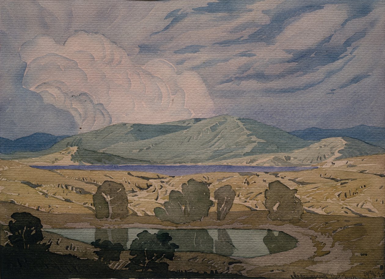 Eine Wolke über der Bucht. Koktebel, 1925 von Maximilian Voloshin