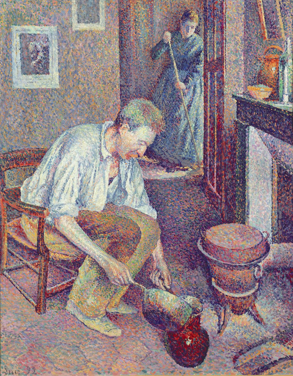Der Kaffee, 1892 von Maximilien Luce