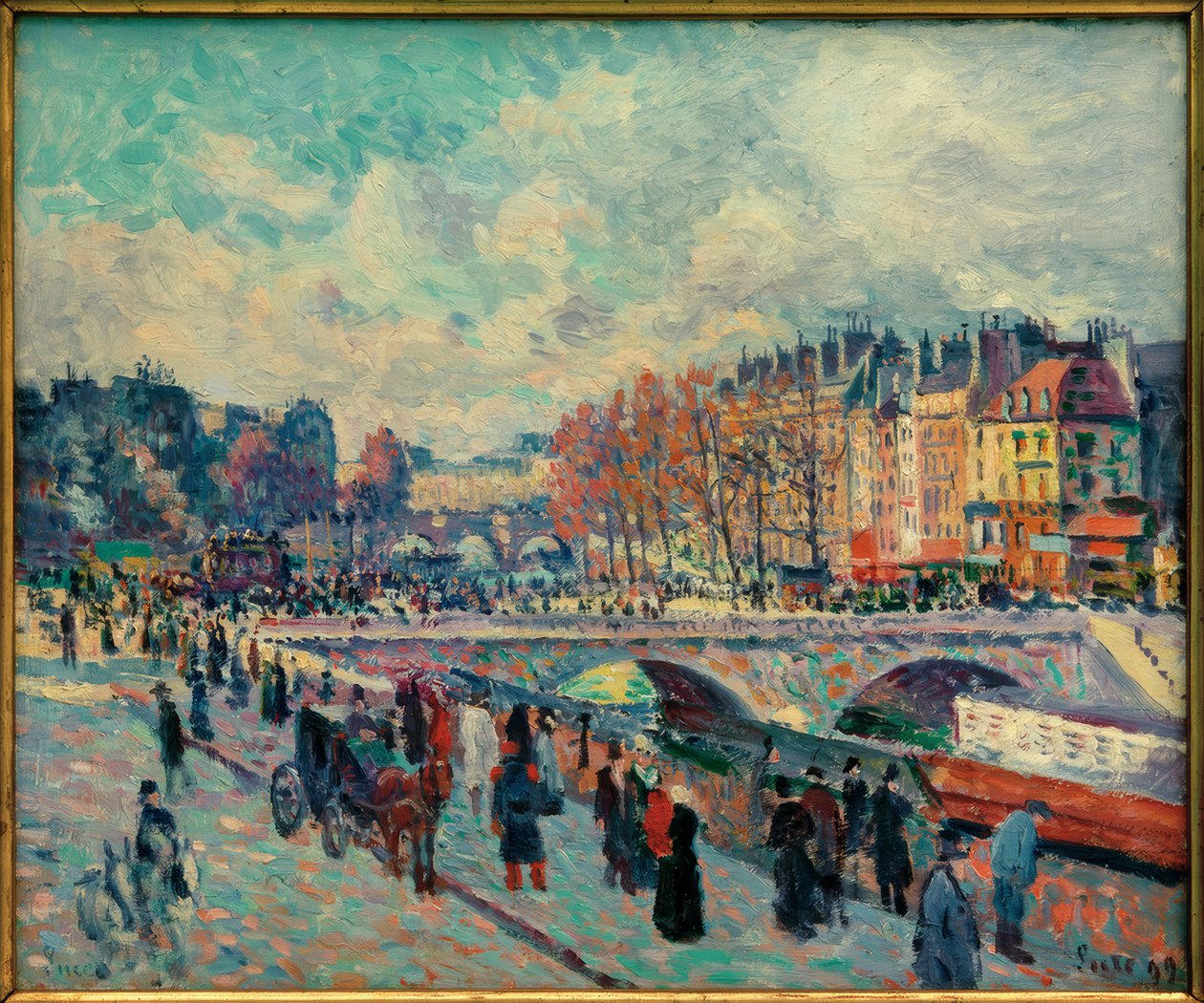 Quai St-Michel von Maximilien Luce