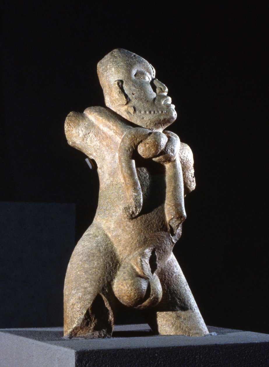 Der junge Mann von Cumpich, aus Yucatan, Mexiko, Spätklassische Periode, 600-900 n. Chr. von Mayan