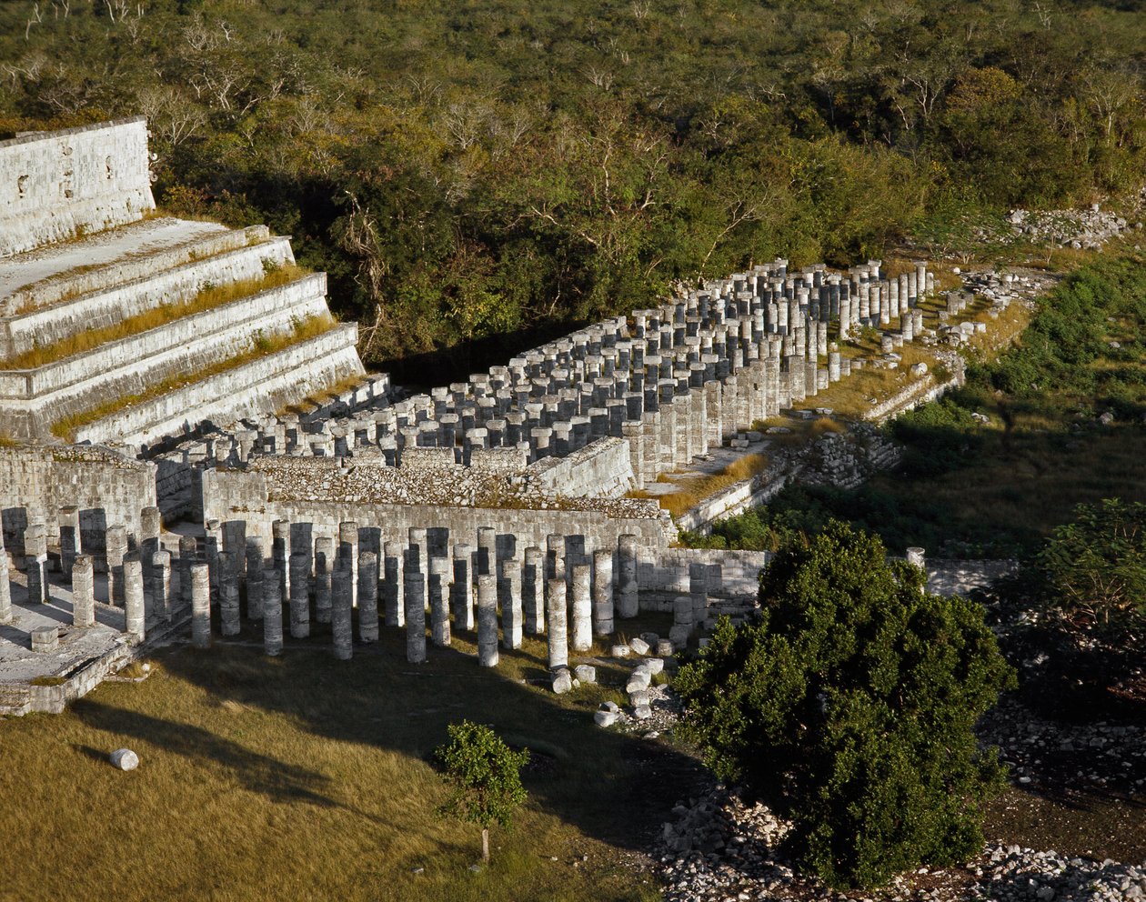 Tempel der 1000 Säulen von Mayan Mayan