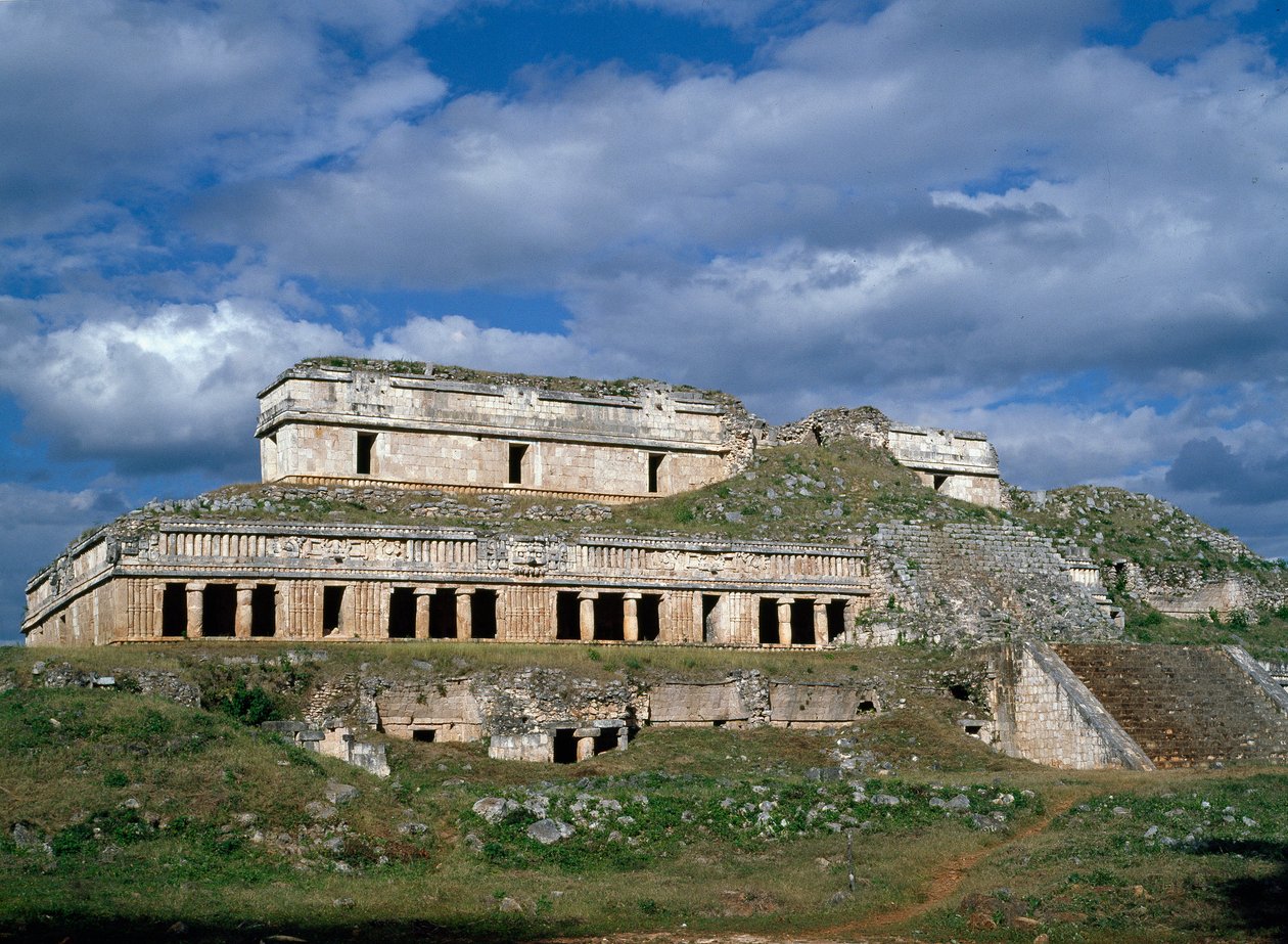 Ansicht der archäologischen Stätte, 800-950 von Mayan Mayan