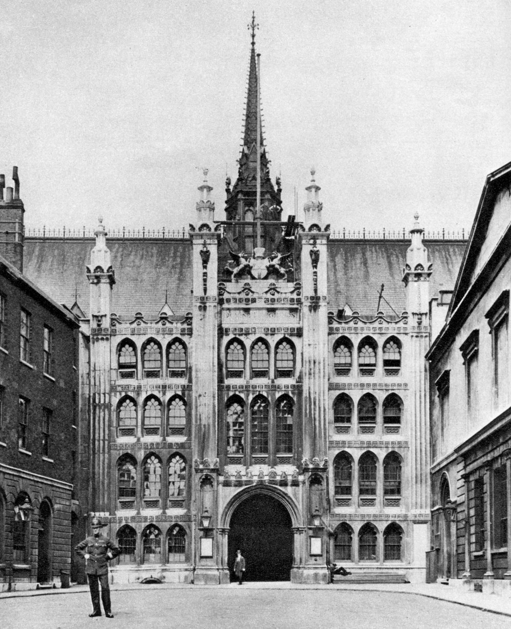 Tor des Guildhall, London, 1926-1927 von McLeish