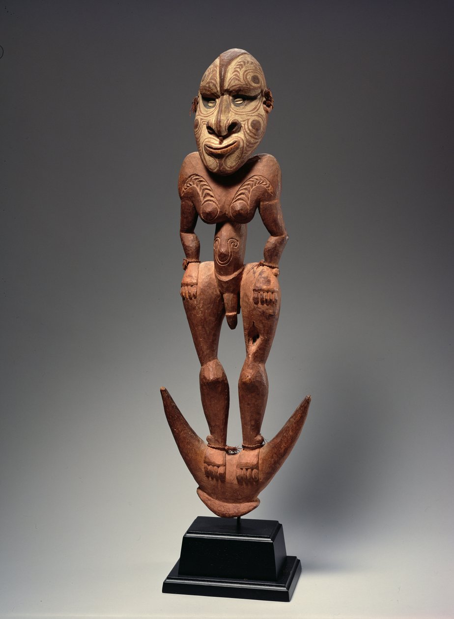 Stehende Figur (Holz) von Melanesian