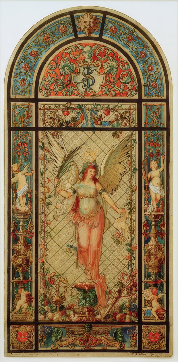Entwurf für ein Fenster von Melchior Lechter