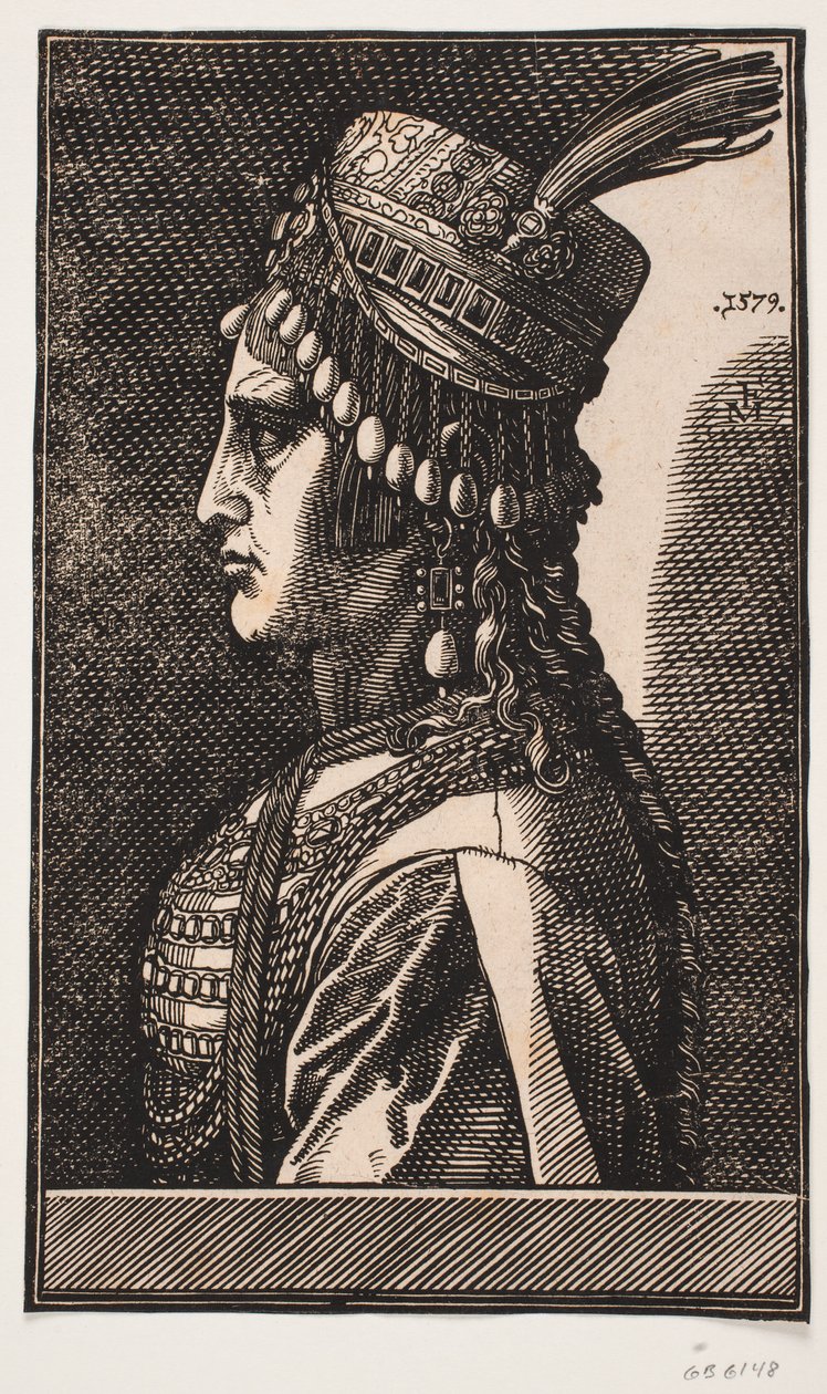 Edle türkische Dame von Melchior Lorck