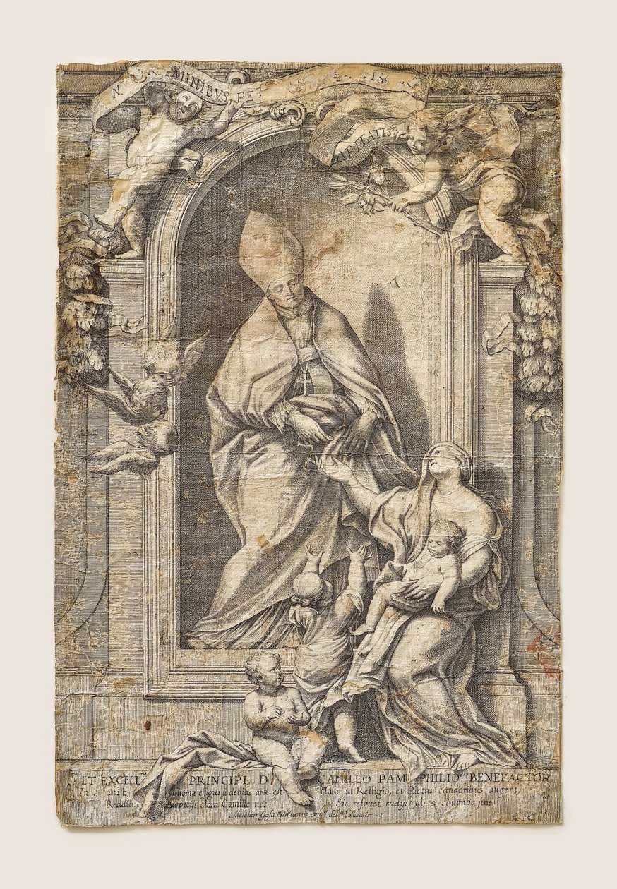 Barmherzigkeit des Heiligen Thomas von Villanova von Melchiorre Cafa