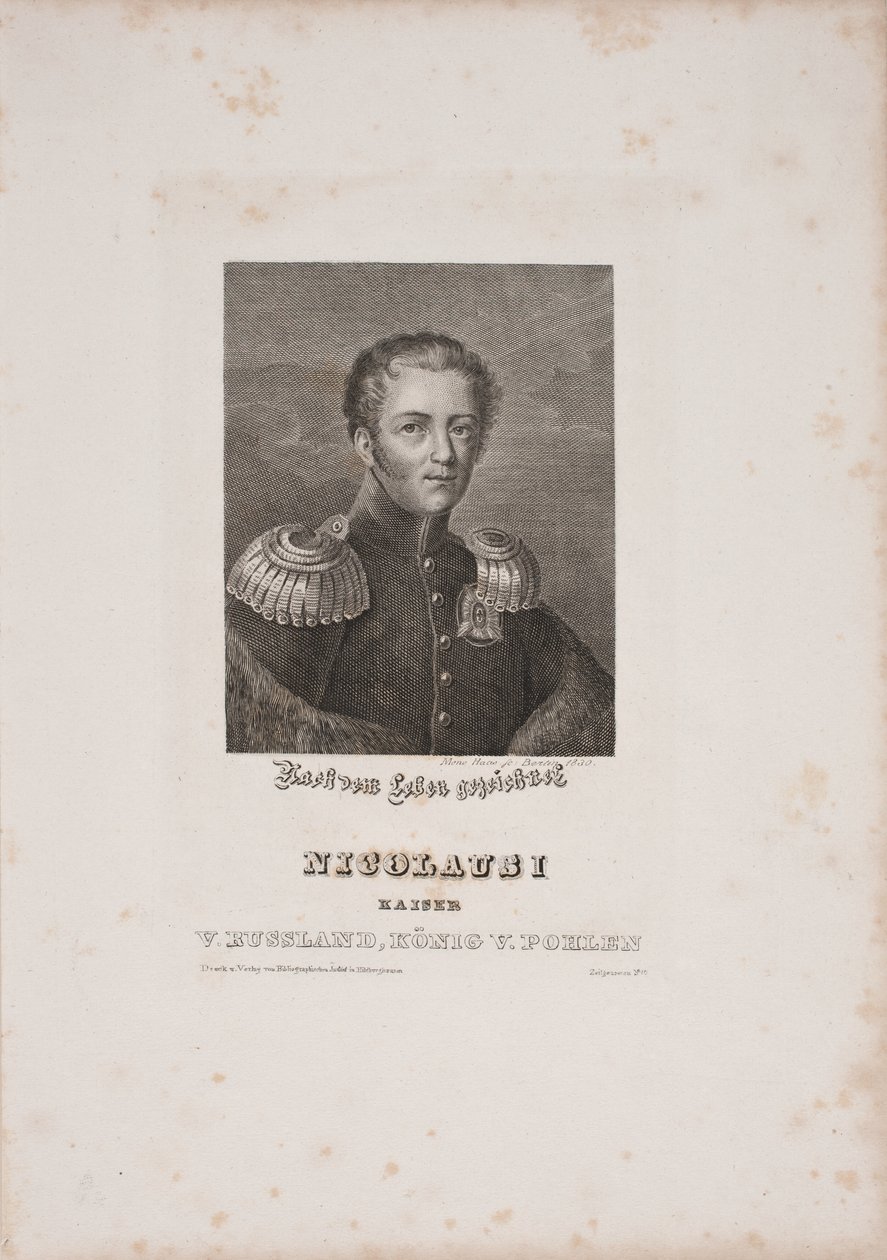 Nikolaj I von Russland von Meno Haas