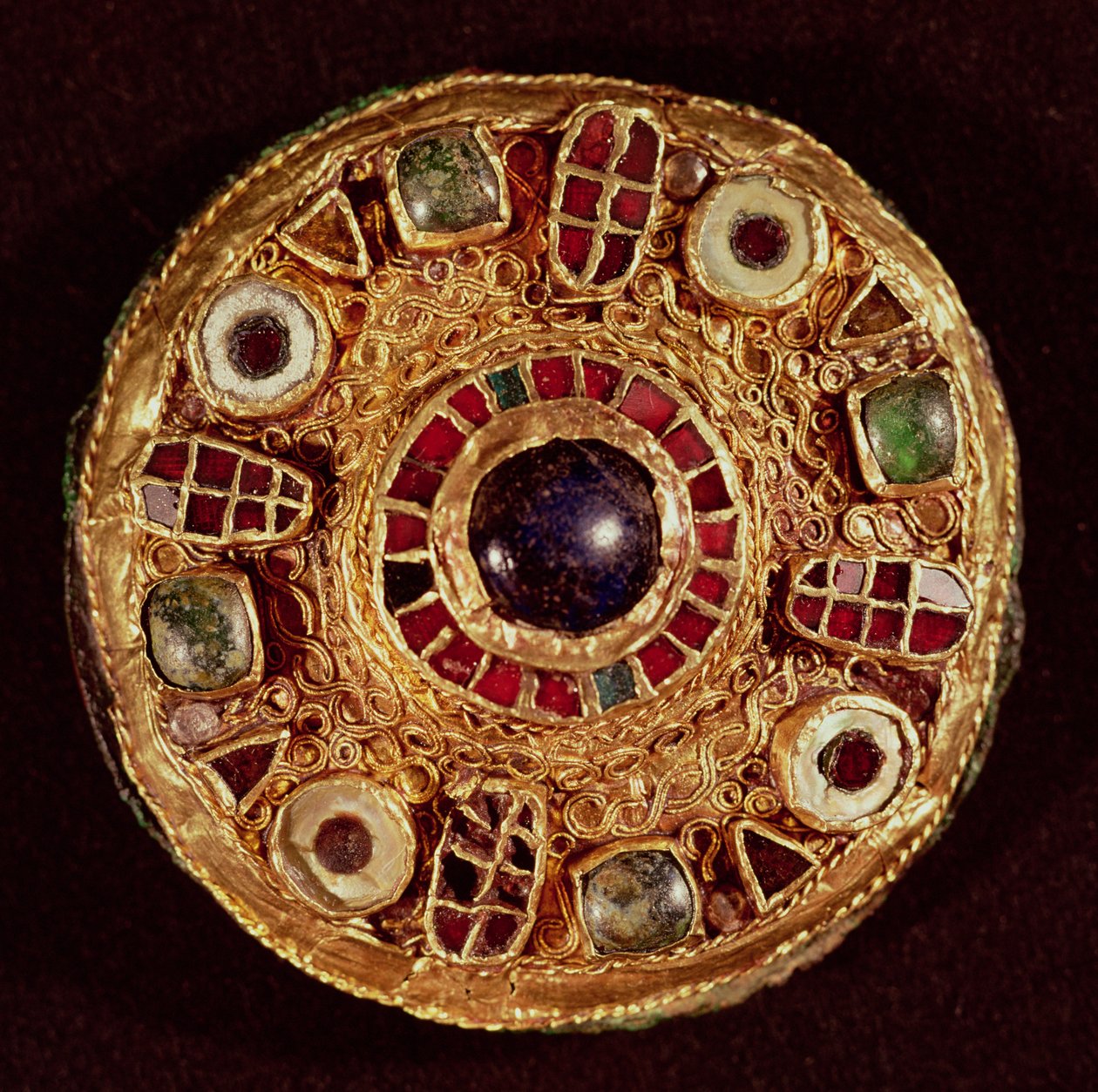 Runde Brosche von Merovingian