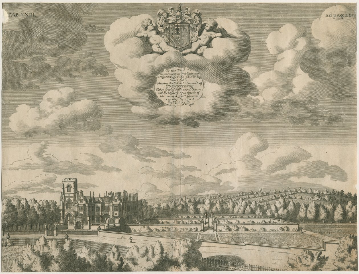 Trentham Hall von Michael Burghers