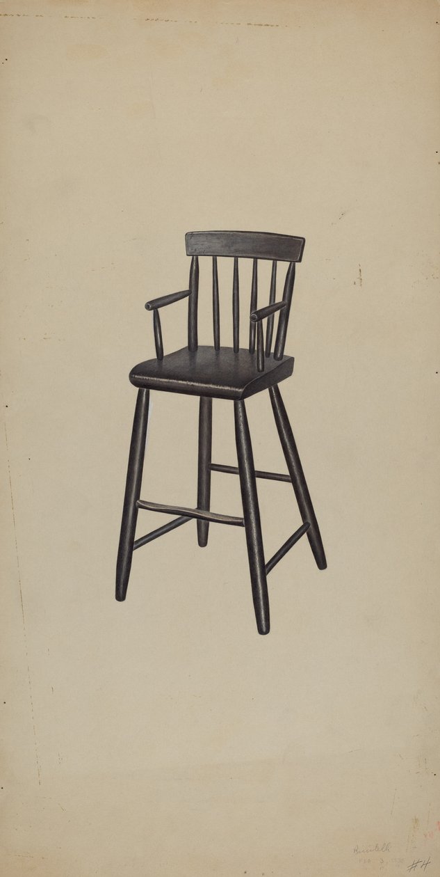 Hochstuhl, 1938 von Michael Riccitelli