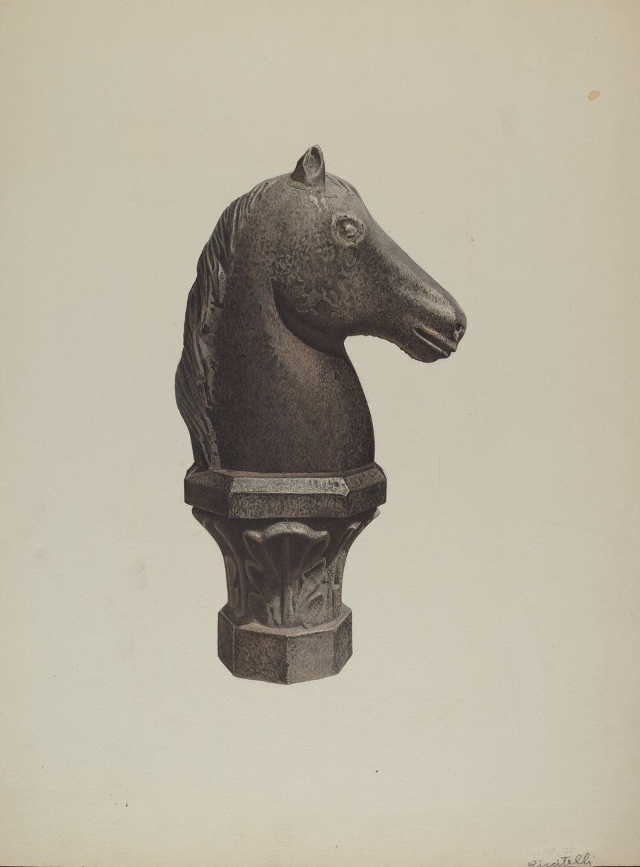 Anbindepfosten, 1935-1942 von Michael Riccitelli