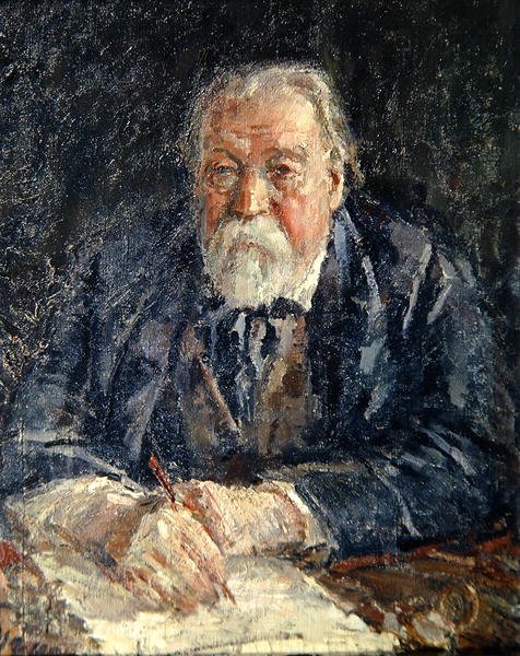 Porträt des Komponisten Michail Ippolitov-Ivanov (1859-1935) 1934 von Michail Fyodorovich Shemyakin