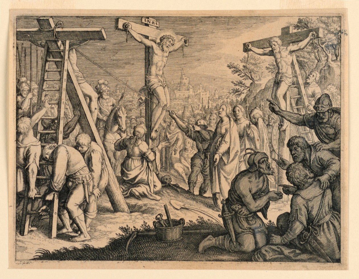 Die Kreuzigung von Michel Lasne