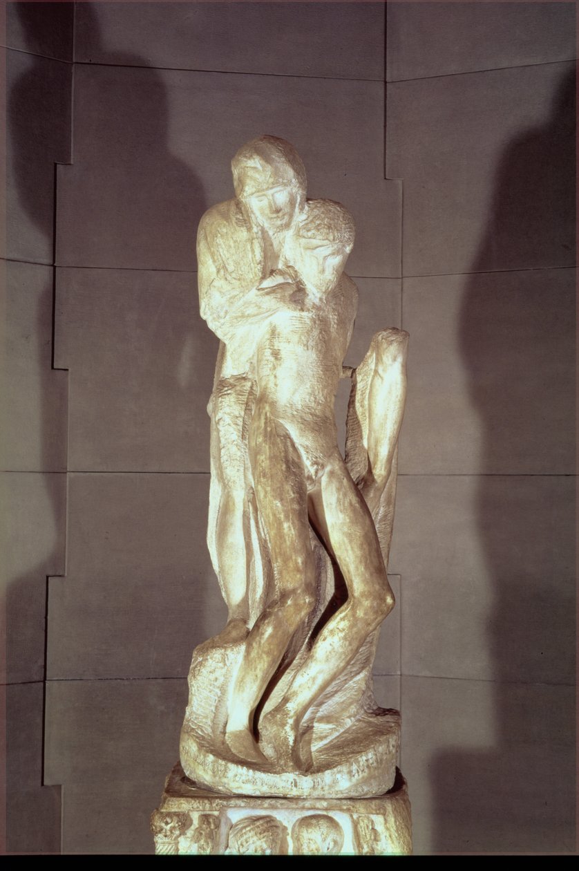 Rondanini Pieta, 1564 von Michelangelo Buonarroti