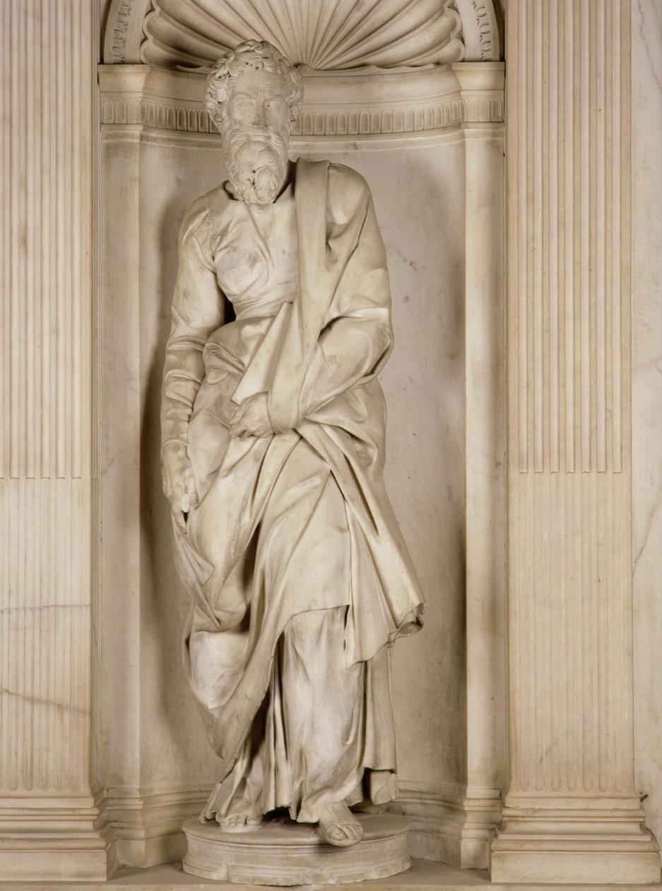 St. Paul, vom Piccolomini-Altar, 1501-4 von Michelangelo Buonarroti