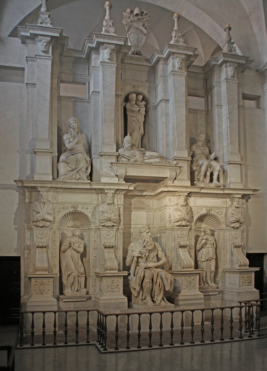 Grabmal von Julius II., 1515 von Michelangelo Buonarroti