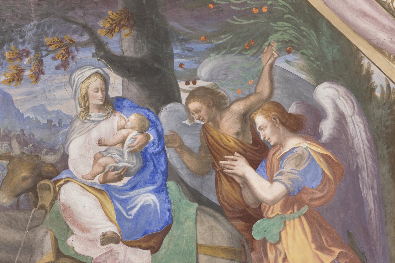 Szenen aus dem Leben der Jungfrau Maria, (Detail) von Michelangelo Carminati