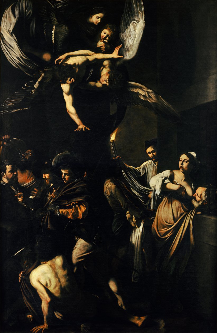 Die sieben Werke der Barmherzigkeit von Michelangelo Merisi Caravaggio