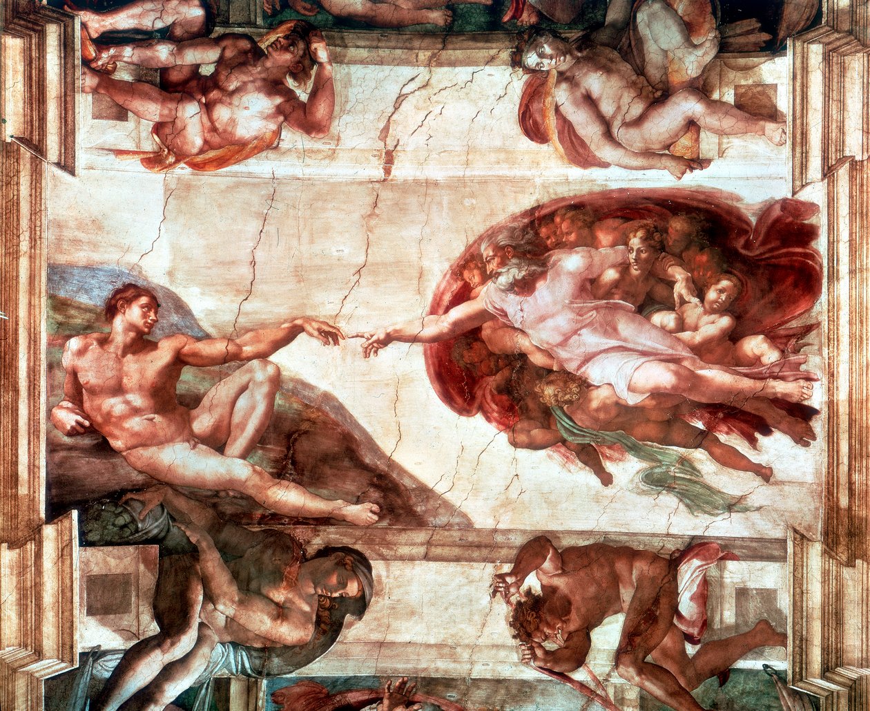 Die Erschaffung Adams von Michelangelo Buonarroti