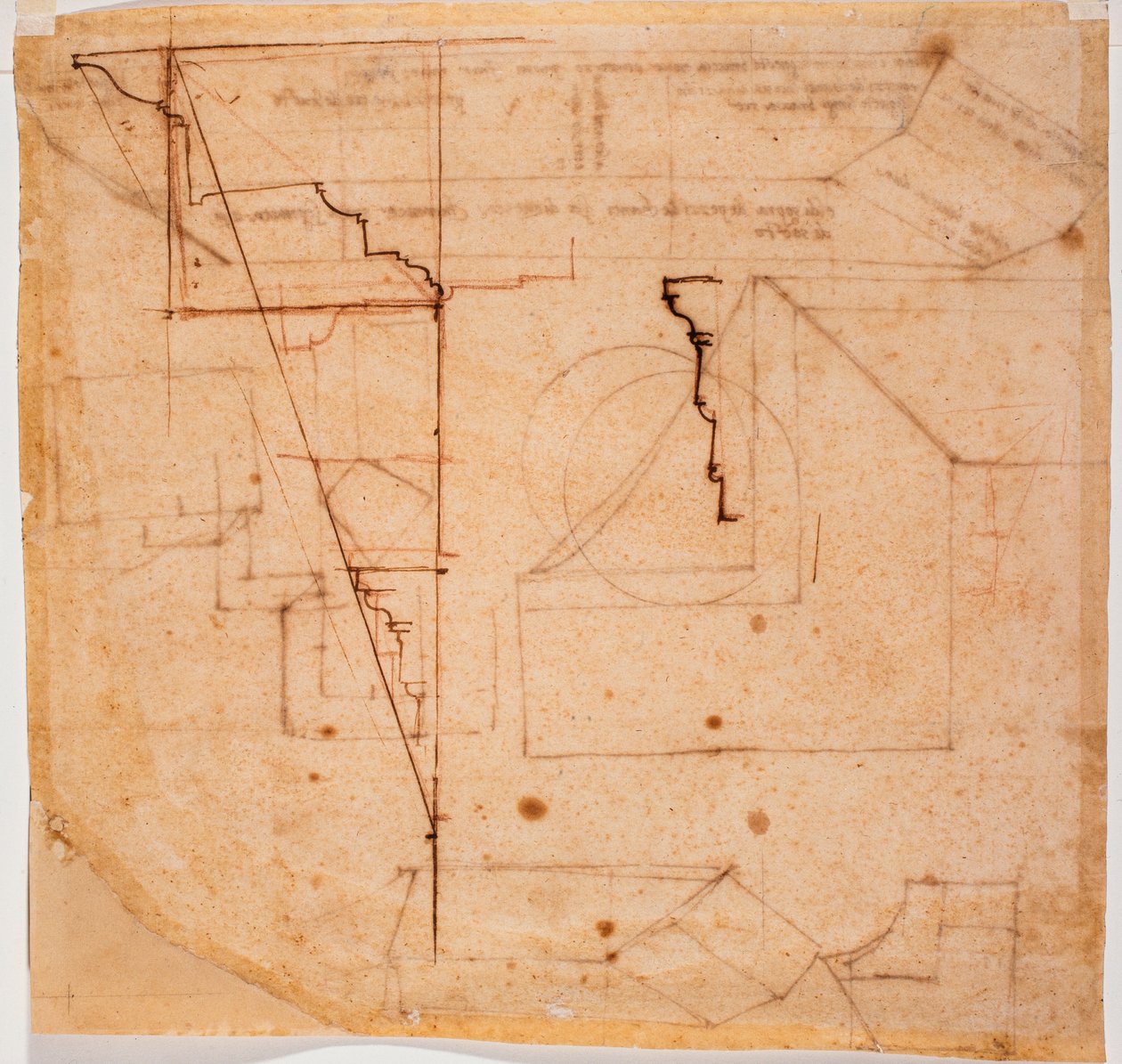 Profile eines Gebälks von Michelangelo Buonarroti