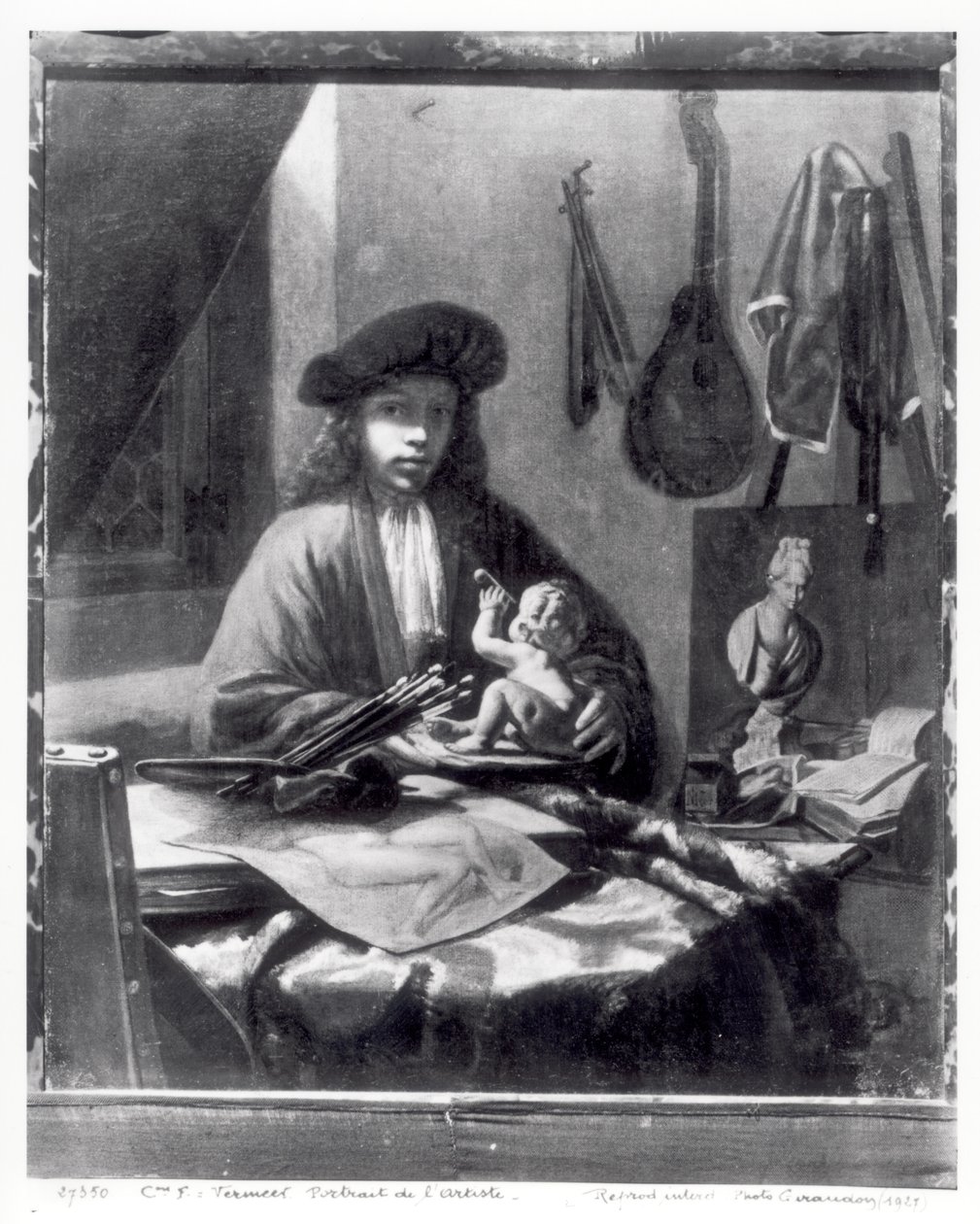 Porträt eines jungen Künstlers von Michiel van Musscher