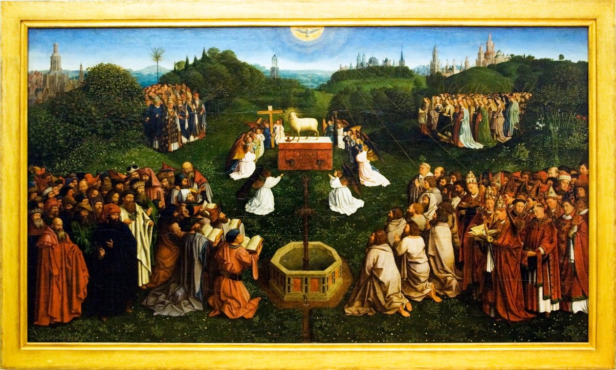 Anbetung des Lammes von Michiel Coxie
