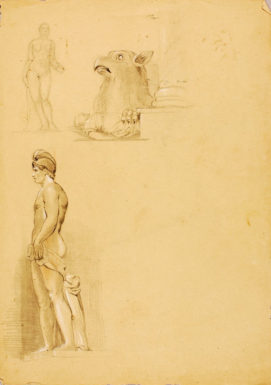 Studien von Sculante von Miner Kilbourne Kellogg