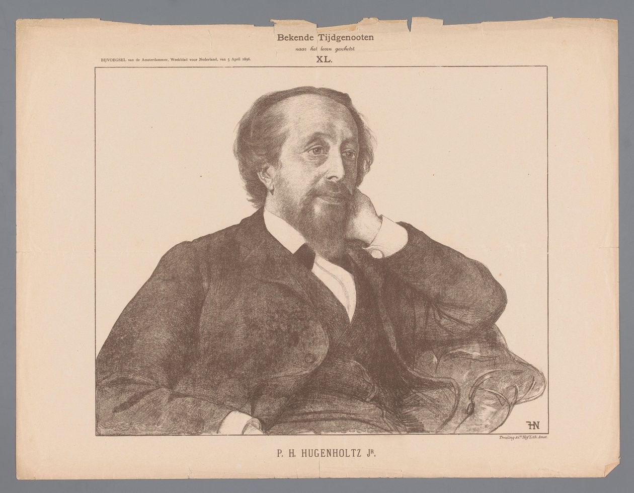 P.H. Hugenholtz jr von Monogrammist HN
