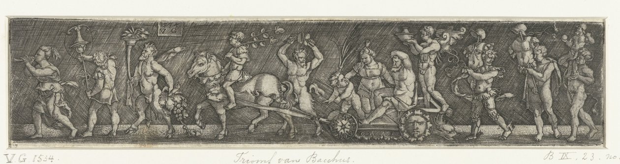Triumph des Bacchus von Monogrammist VG