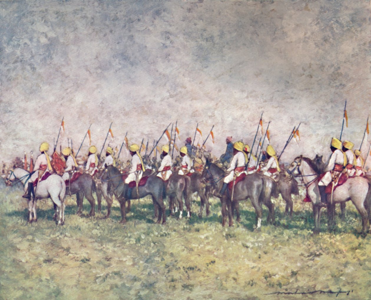 Ein angesehenes einheimisches Regiment, 1903 von Mortimer L Menpes