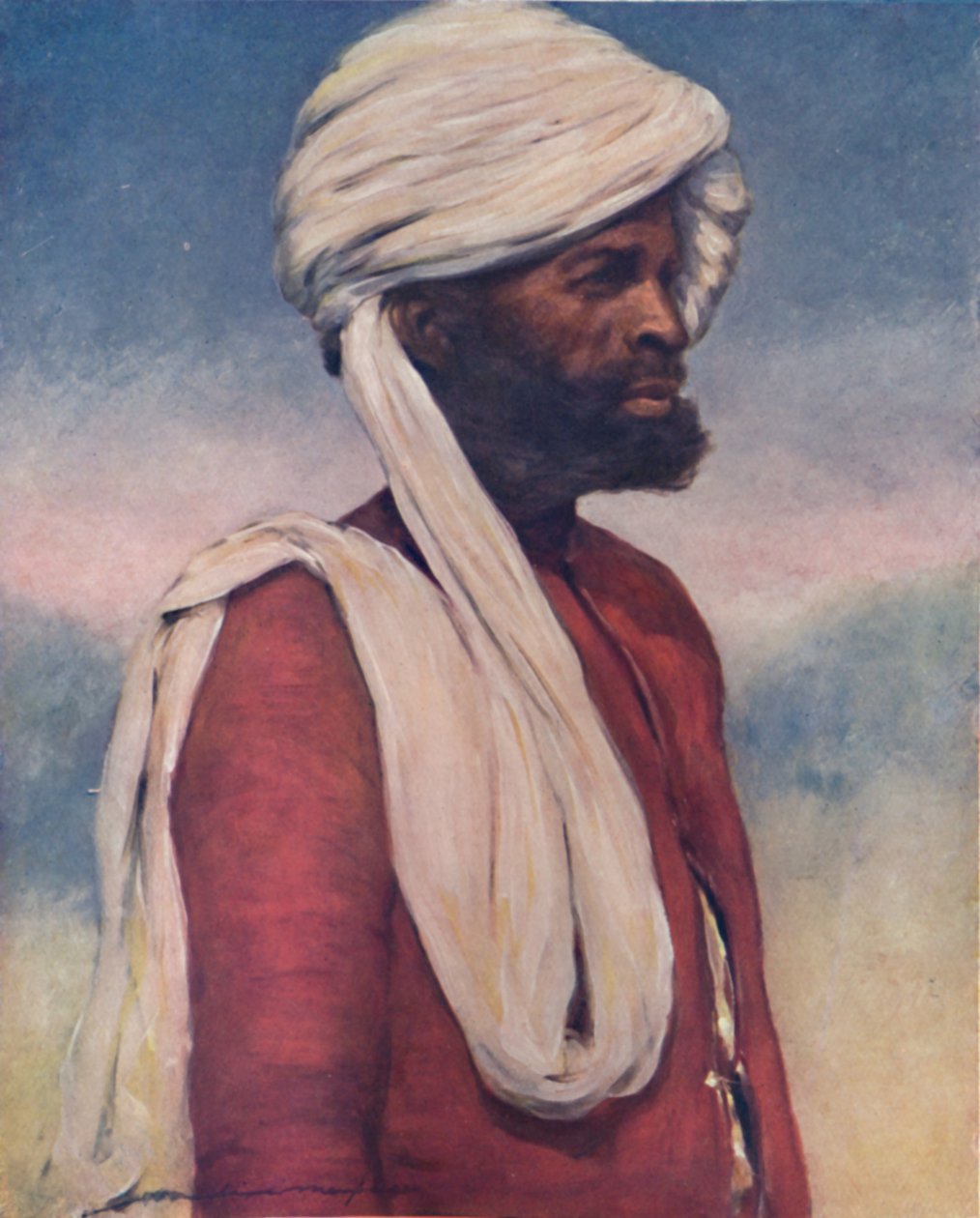 Ein Gefolgsmann aus Dhar, 1903 von Mortimer L Menpes