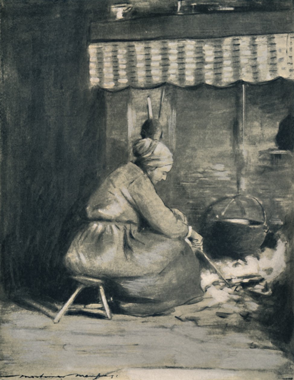 Ein altmodischer Herd, 1903 von Mortimer L Menpes