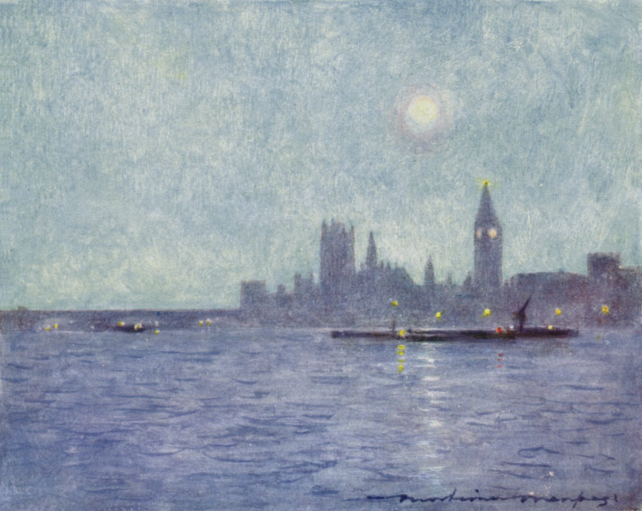 Westminster bei Nacht von Mortimer Ludington Menpes