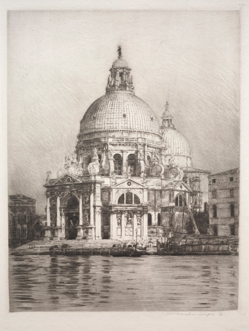 Santa Maria Della Salute #1, 1910 von Mortimer Menpes