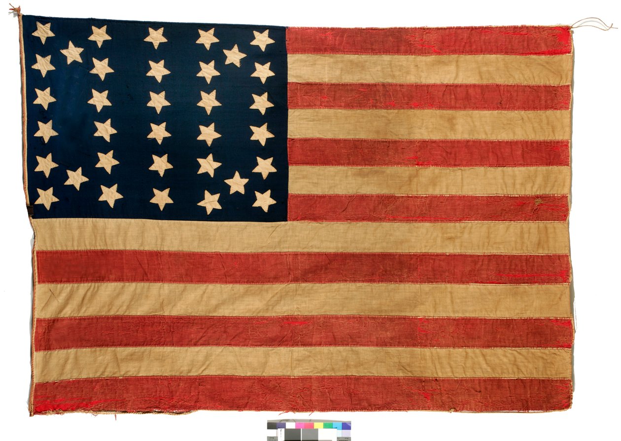 Flagge: 34 Sterne Amerikanisch, 1861-63 von Mrs. John E. Forbes