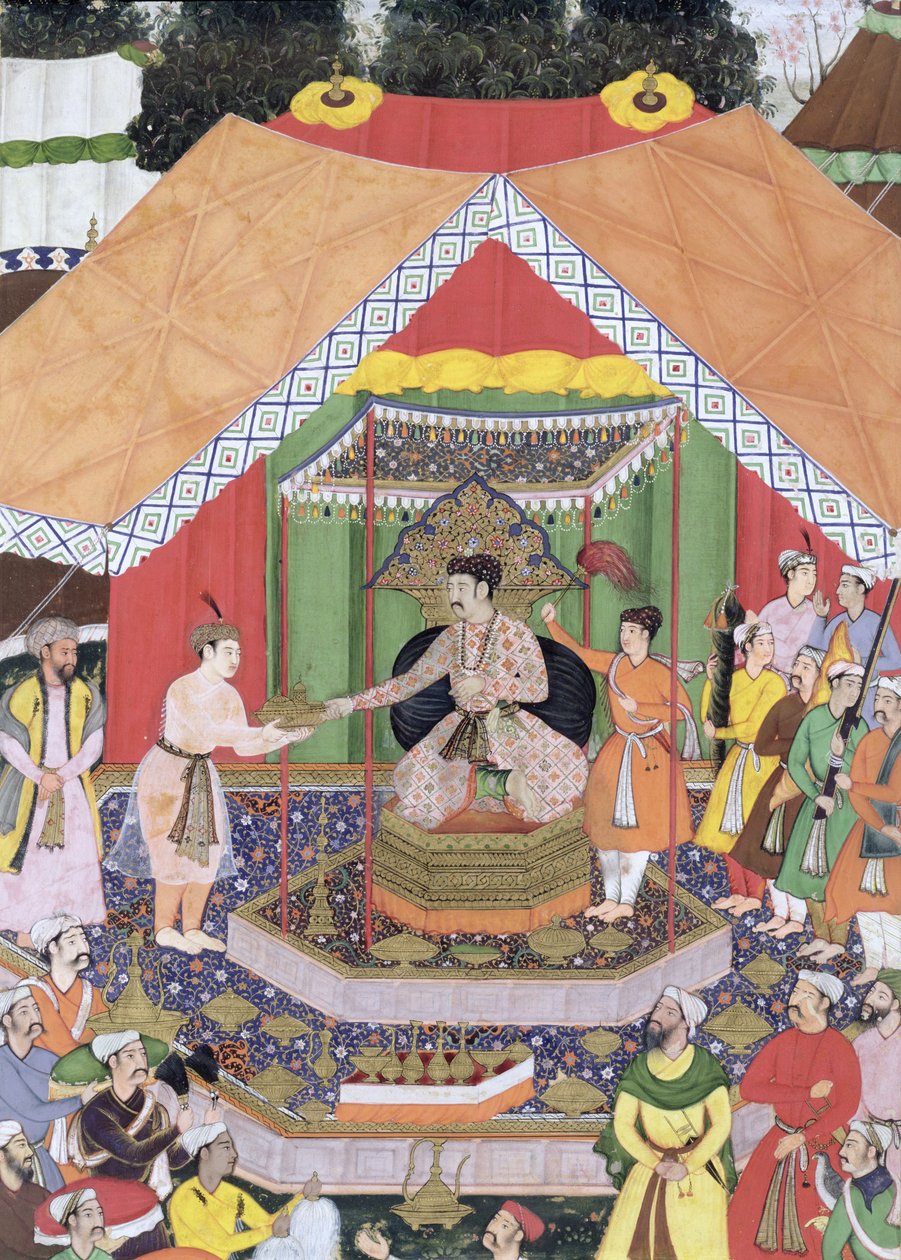 Kaiser Akbar von Mughal School