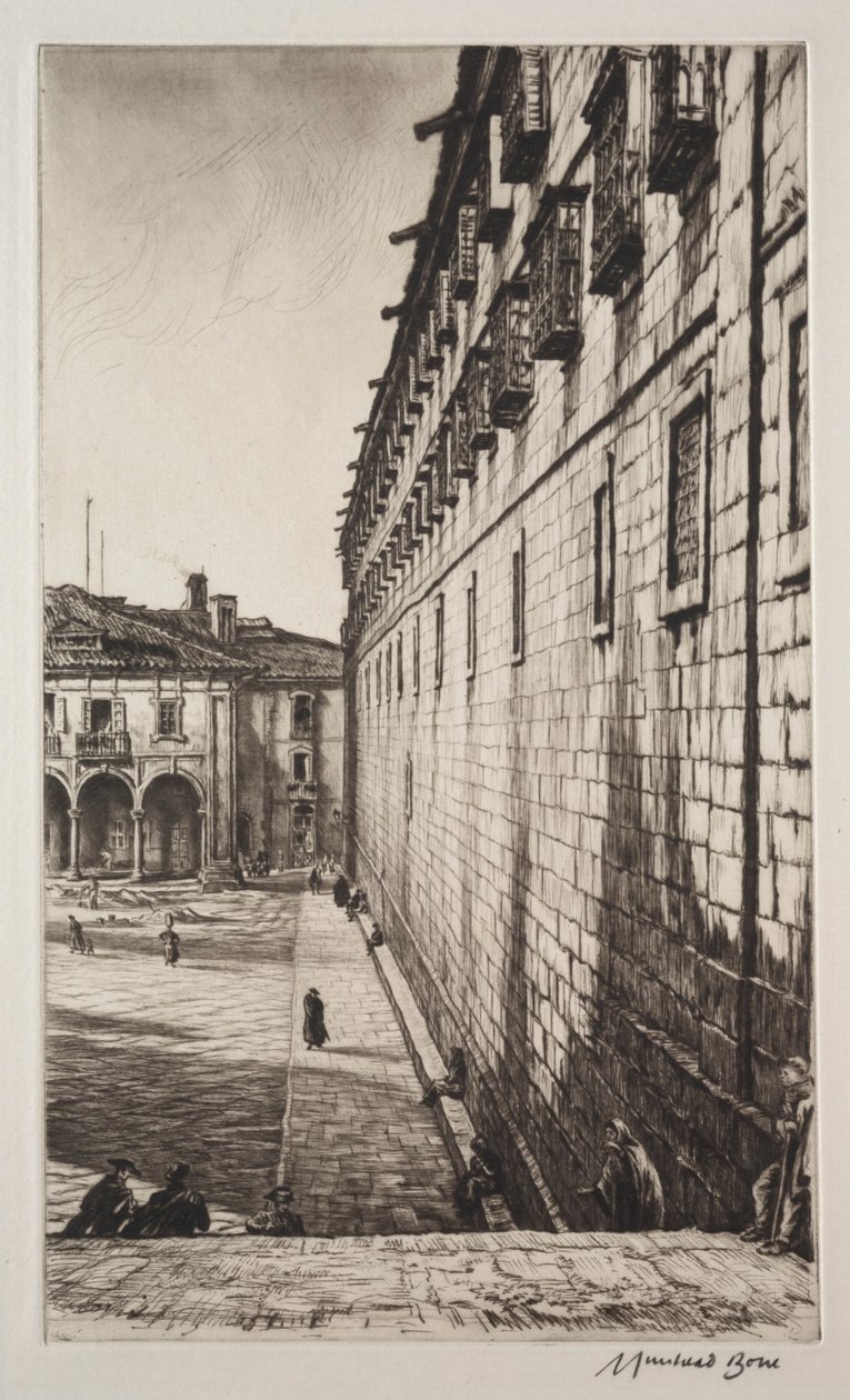 Kloster San Payo, Santiago de Compostela von Muirhead Bone