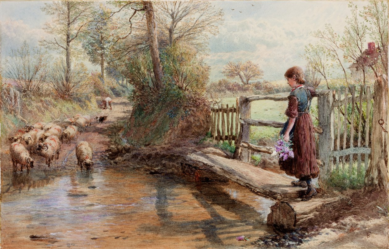 Ansicht in Surrey von Myles Birket Foster