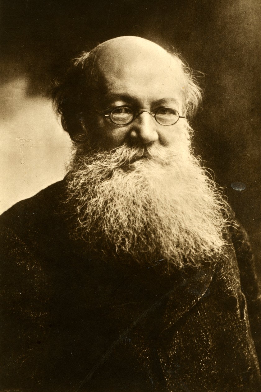 Pyotr Alexeyevich Kropotkin, russischer Anarchist, um 1900 von Nadar